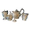 Image 1 : 5pc - Silver Plated Serving Set - Creamer, Dishes, Etc.