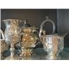 Image 2 : 5pc - Silver Plated Serving Set - Creamer, Dishes, Etc.