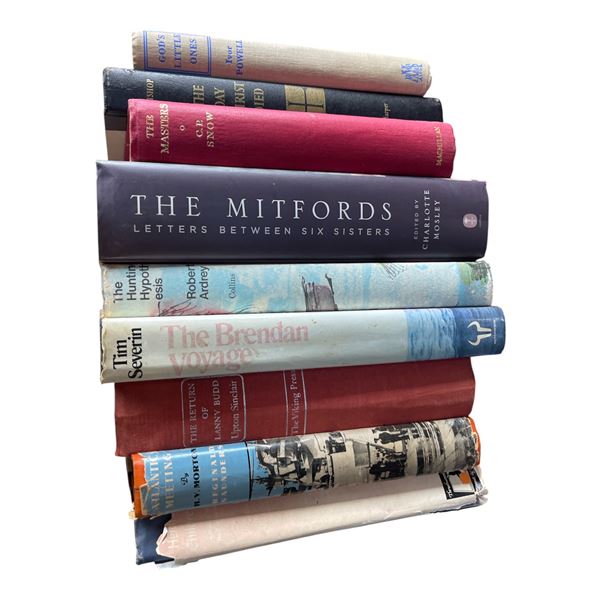 9 Vintage Books  * Featuring a 1956 "Gods Little Ones" by Ivor Powell  - (Majority of the books are
