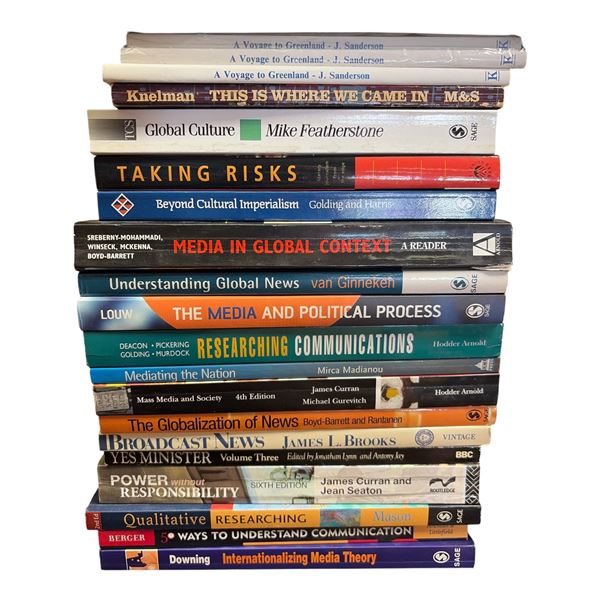 20 Assorted Books on Culture and Communication
