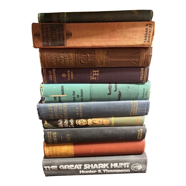10 Vintage Books  * Featuring a 1st Edition "Life & Times of Lord Strathcona" by WTR Peterson- (Majo