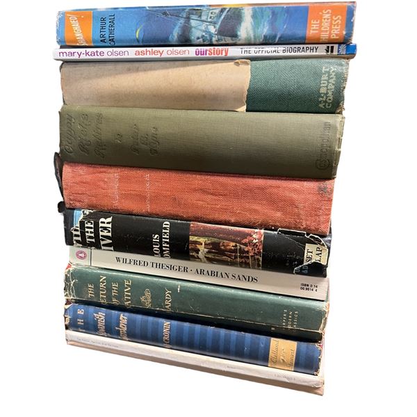 10 Assorted Vintage Books - Majority are Hardcovers