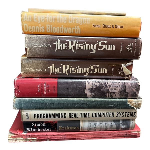 9 Assorted Vintage Books - Majority are Hardcovers