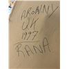 Image 3 : "Rana" by A. Ronny (1997) - Original 63" x 63"  Expressionistic Portraiture Painting
