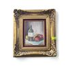 Image 1 : Acrylic on Canvas Painting in Vintage Wooden Frame