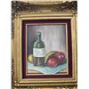 Image 2 : Acrylic on Canvas Painting in Vintage Wooden Frame