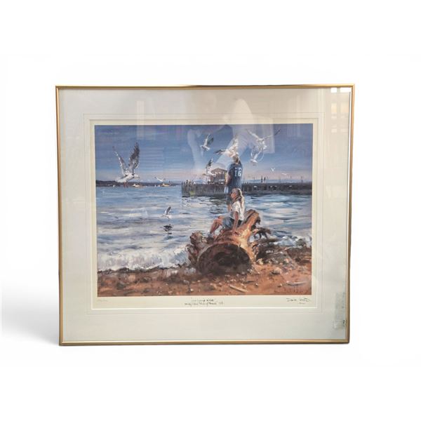 Framed "On Wings of Here" by Daniel Izzak From 1998 Variety Club Show of Hearts #2702/4000