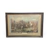 Image 1 : "Capture of Napoleons Carraige" Print - Framed  36x24"