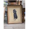 Image 5 : Framed Acrylic on Canvas Titled "Luzette" & "Tiki" by J. Cowley