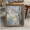 Image 2 : 3 pc - Framed Acrylic on Canvas Paintings of Boats