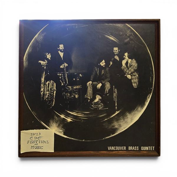 Framed "Vancouver Brass Quartet" Print from 1973 CBC Festival of Music