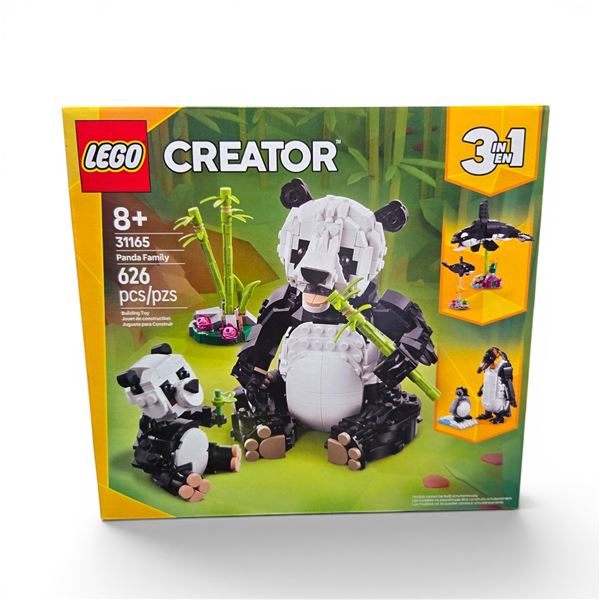 LEGO Creator 3-in-1 31165 Wild Animals: Panda Family - New in Box, Sealed Set