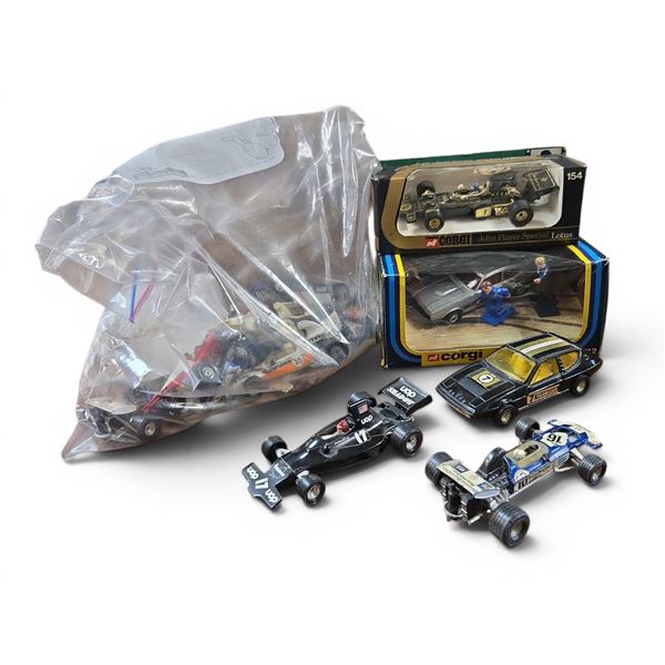 Mixed Lot of Vintage Diecast  F1 Cars Plus Corgi the Professionals