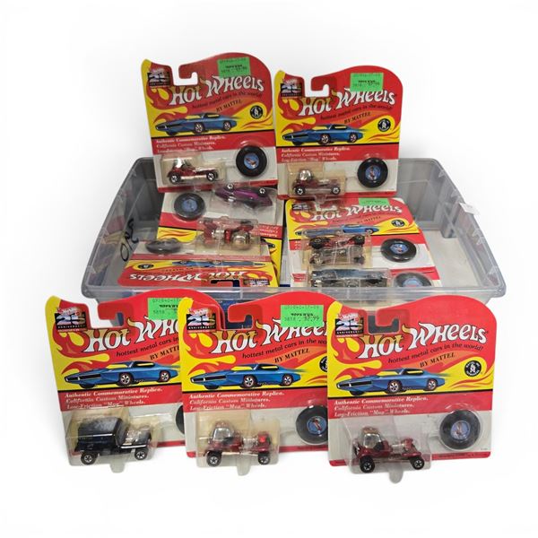 25 Diecast Hotwheels 25th Anniversary Diecast Cars and Heavy Duty Trucks