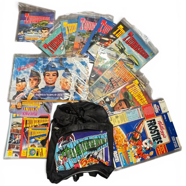 Thunderbirds Collectable Magazines, Posters, Cereal Box, Comics and Backpack