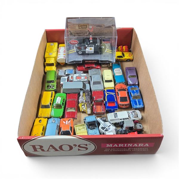 Assorted Diecast Cars: Hotwheels, Disney Cars, Matchbox and More
