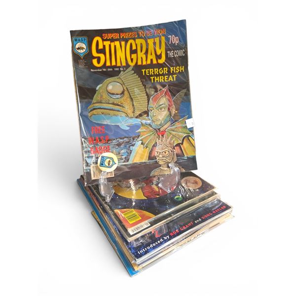 Collection of Vintage of Mostly Red Dwarf Magazines, Starlog, Stingray and Space 1999