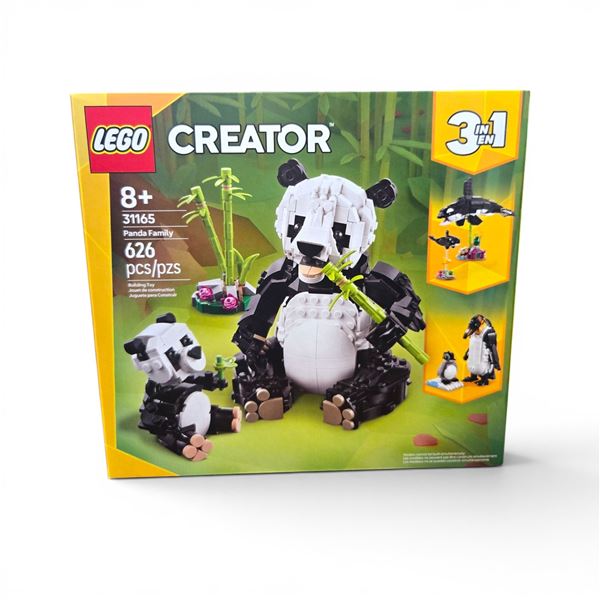 LEGO Creator 3-in-1 31165 Wild Animals: Panda Family - New in Box, Sealed Set