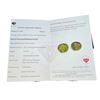 Image 4 : Pair of Natural Himalayan Peridot Gemstones - 12.42 CTW (Oval  Cut - 12.6mm x 9.9mm x 5.9mm each )