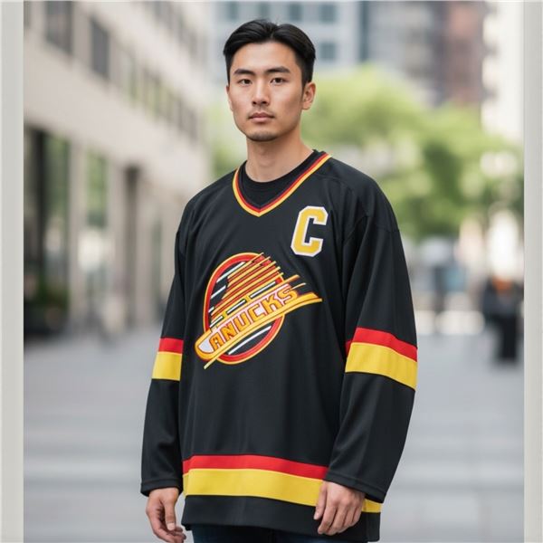 1993 Vancouver Canucks Maska Size 56 #30 Mason Jersey