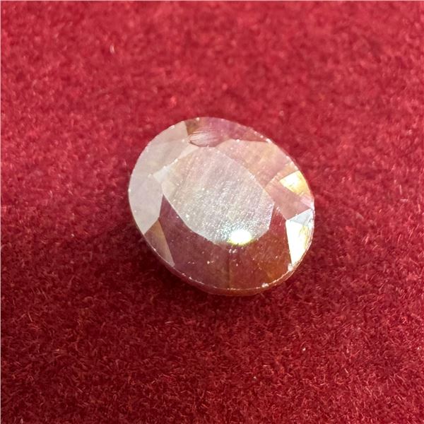 4.95 CT Natural Mozambique Ruby Gemstone -  (Oval Mixed Cut - 10.5mm x 9.1mm x 4.9mm ) * Includes Ge