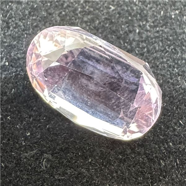 10.23 CT Natural Kunzite  Gemstone - Pale Pink (Oval Mixed Cut - 15.1mm x 10.7mm x 8.52mm) * Include