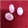 Image 1 : 7.84 CTW Parcel of 3 Natural Madagascar Ruby Gemstones (Oval Mixed Cut )  * Includes Gemologist Cert