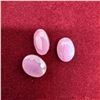 Image 2 : 7.84 CTW Parcel of 3 Natural Madagascar Ruby Gemstones (Oval Mixed Cut )  * Includes Gemologist Cert