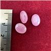 Image 3 : 7.84 CTW Parcel of 3 Natural Madagascar Ruby Gemstones (Oval Mixed Cut )  * Includes Gemologist Cert