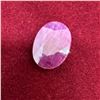 Image 1 : 5.56 CT Natural Madagascar Ruby Gemstone -  (Oval Mixed Cut - 13.3mm x 10.1mm x 4.1mm ) * Includes G