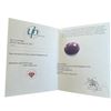 Image 4 : 5.56 CT Natural Madagascar Ruby Gemstone -  (Oval Mixed Cut - 13.3mm x 10.1mm x 4.1mm ) * Includes G