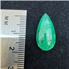 Image 3 : 7.11 CT Natural Zambian Emerald Gemstone (Pear Mixed Cut - 27.8 x 22.1 x 14.4mm) * Includes Gemologi