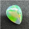 Image 2 : 3.36 CT Natural Welo Black Opal Gemstone -  (Polished Pear Cabochon - 13.64mm x 10.46mm x 5.87mm ) *