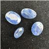 Image 2 : 6.50 CTW Parcel of 4 Natural Madagascar Sapphire Gemstones (Oval Mixed Cut )  * Includes Gemologist