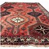 Image 3 : Shiraz Area Rug Traditional Nomadic Geometric Pattern in Deep Red (106" x 80")