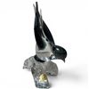 Image 1 : Arte Murano ICET Swallow Sculpture, Produced in Venezuela - Has original sticker - 4" x 4" x 8" tall