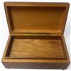 Image 4 : Vintage Reuge Swiss Burl Walnut Veneer Music Box & Group of 4 Stone & Crystal Collectibles