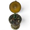 Image 3 : Enameled Russian Style Musical Egg with Rotating Christmas Scene Inside - 7" tall x 4" diameter (Spr