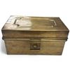 Image 1 : Vintage Brass Masala Peti (Spice Box) with Removable Inserts - 6.5" x 10" x 6.5" tall