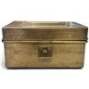 Image 2 : Vintage Brass Masala Peti (Spice Box) with Removable Inserts - 6.5" x 10" x 6.5" tall