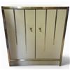 Image 2 : Pair of Vintage 2 Door End Table/Night Stands (shelves inside) Each measures 16" deep x 20" wide x 2