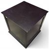 Image 2 : Brown Wood Storage Cube with Removable Top (20" x 20" x 20")