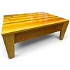Image 1 : Solid Pine Coffee Table with Solid Legs (23" x 32" x 13" tall)