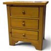 Image 1 : Solid Pine 3 Drawer Night Stand/End Table (18" deep x 22" wide x 27" tall)