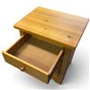 Image 3 : Solid Pine 3 Drawer Night Stand/End Table (18" deep x 22" wide x 27" tall)