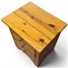 Image 3 : Solid Pine 3 Drawer Night Stand/End Table (18" deep x 22" wide x 27" tall)