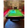 Image 1 : Vintage Brunswick Bristol Slate 8 Ball Pool Table With Accessories 4’x8’