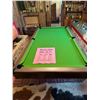 Image 2 : Vintage Brunswick Bristol Slate 8 Ball Pool Table With Accessories 4’x8’