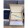 Image 3 : Late Addition: BRAND NEW Ethical White Gold L’Heure du Diamant, 26mm Turquoise Dial, 2.35ct