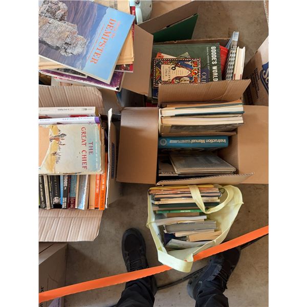 Large Mixed Household and Book Lot